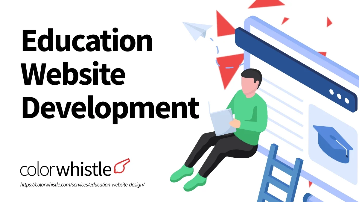 education website development colorwhistle